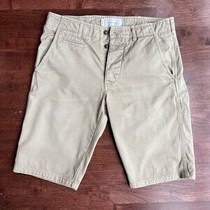 Wings + Horns khaki shorts - Size 31 (tagged 29) - Made in Canada